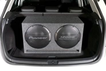 Pioneer TSWX1220AH Bassreflex-Doppelsubwoofer (3.000 W) 2 x 30 cm Aktivwoofer