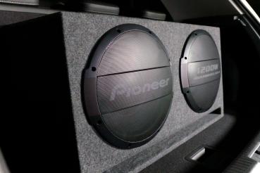 Pioneer TSWX1220AH Bassreflex-Doppelsubwoofer (3.000 W) 2 x 30 cm Aktivwoofer