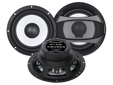 Preview: Crunch GTI-6.2C  2- Wege Kompo kfz spezifisch mit Einbauzubehör Preview: GTI-6.2C