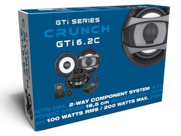Preview: Crunch GTI-6.2C  2- Wege Kompo kfz spezifisch mit Einbauzubehör Preview: GTI-6.2C