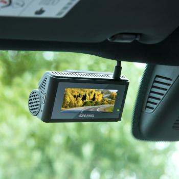 Road Angel Halo Guardian Dual 24/7 Auto Dashcam Vorne und Hinten 2K mit Bildschirm