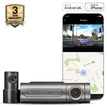 Road Angel Halo Pro - Dashcam vorne und hinten 2K 140° mit GPS und Parkmodus