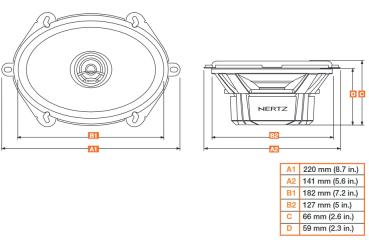 Preview: Hertz Dieci DCX 570.3 Lautsprecher 5x7" Koax Preview: Hertz Lautsprecher DCX570.3