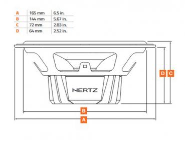 Hertz DPK 165.3 Lautsprecher 16,5 cm Kompo