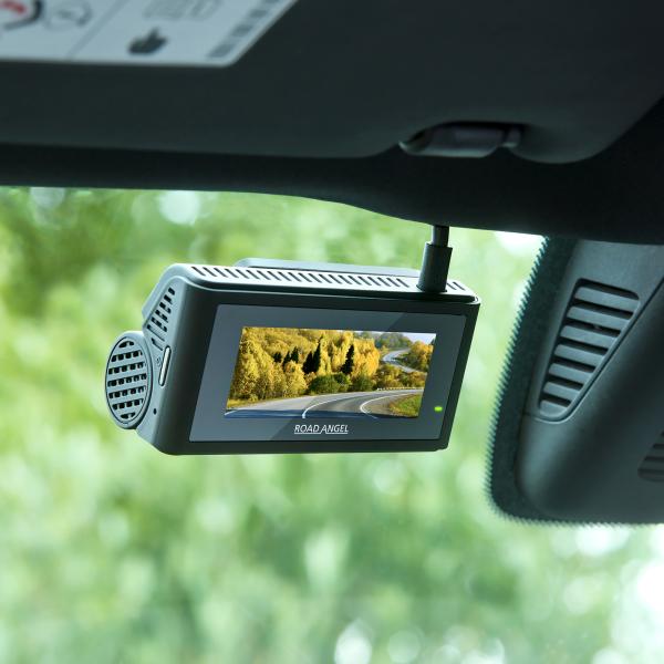 Road Angel Halo Guardian Dual 24/7 Auto Dashcam Vorne und Hinten 2K mit Bildschirm