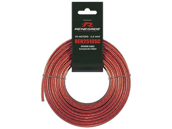 Renegade Lautsprecherkabel transparent 2,5 mm², REN2510SC